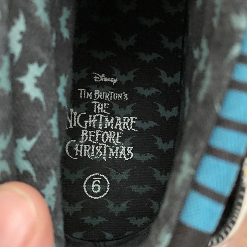 Ground Up Disney Nightmare Before Christmas Colorful Sneakers Sz 9